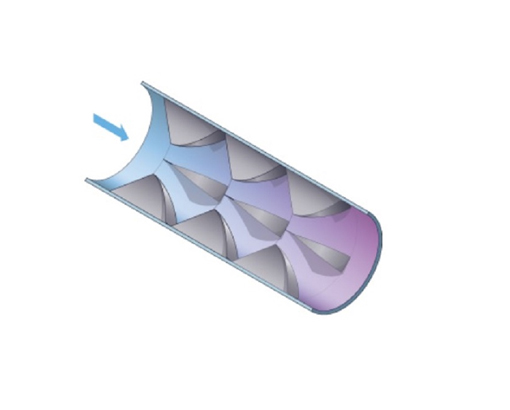 Fin Type Static Mixer
